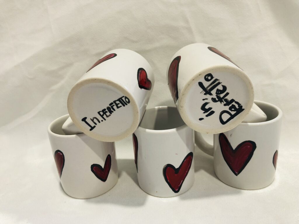 Mini Mug CUORI Rossi