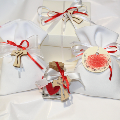 Comunione  e Cresima - Bomboniera sacchetto